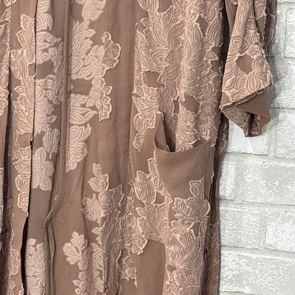 Wilfred Sheer Lace Duster Kimono XXS Boho Festival Layering Long Cardigan Boho - Picture 10 of 14